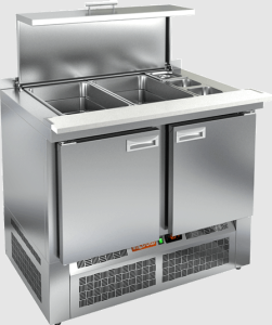 Стол холодильный HiCold SLE3-11GN полипропилен