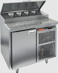 Стол холодильный HiCold PZ2-1/GN камень