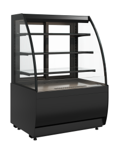 Витрина кондитерская Carboma K70 VM 1,3-2 STANDARD 9005 (открытая, версия 2.0)