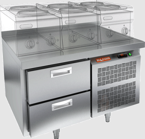 Стол холодильный HiCold SN 2/TN LT