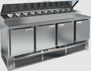 Стол холодильный HiCold PZE1-1111/GN