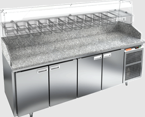 Стол холодильный HiCold PZ3-1111/SN