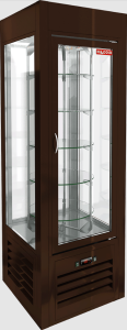 Витрина холодильная HiCold VRC 350 R Sh Brown