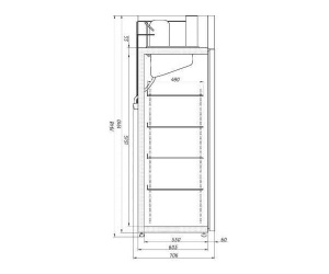 Шкаф морозильный Ариада Ария A1400L