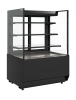 Витрина кондитерская Carboma KC70 VM 1,3-2 STANDARD 9005 (открытая, прямая боковина, версия 2.0)