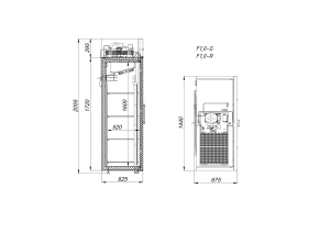 Шкаф морозильный Arkto F1.0-G