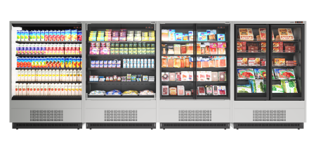 Горка холодильная Carboma FC20-07 VM 1,3-1 LIGHT фронт X0 0430 (версия 2.0)